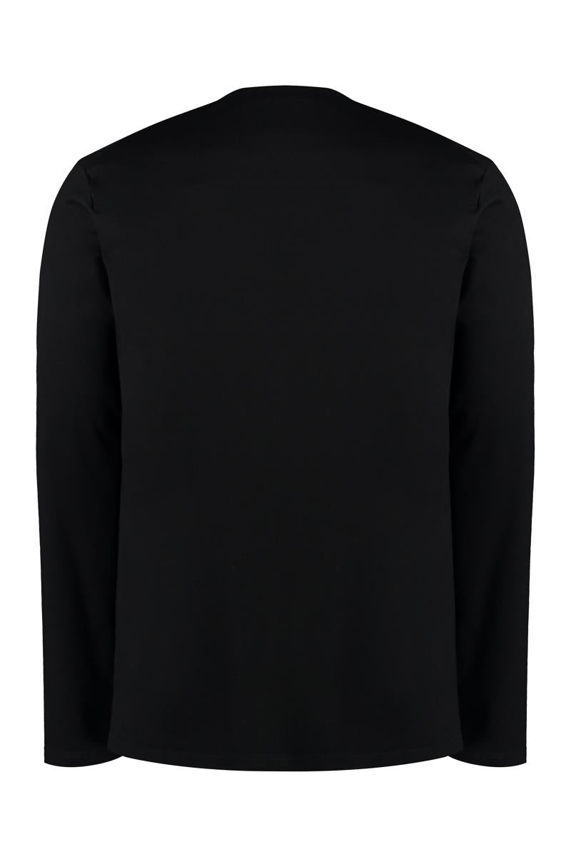 JIL SANDER LONG SLEEVE COTTON T-SHIRT - 2