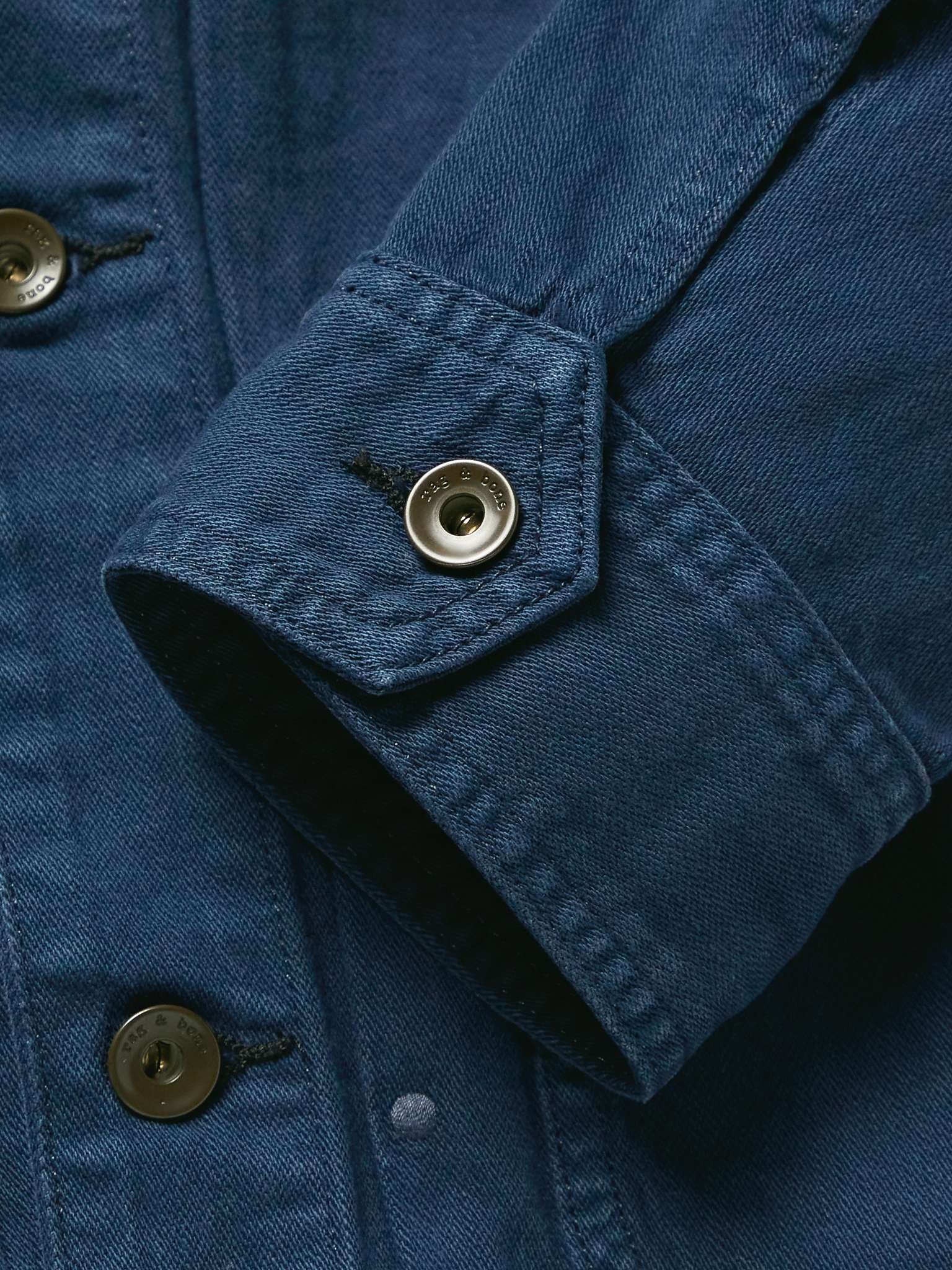 Indigo-Dyed Cotton and Hemp-Blend Denim Jacket - 3