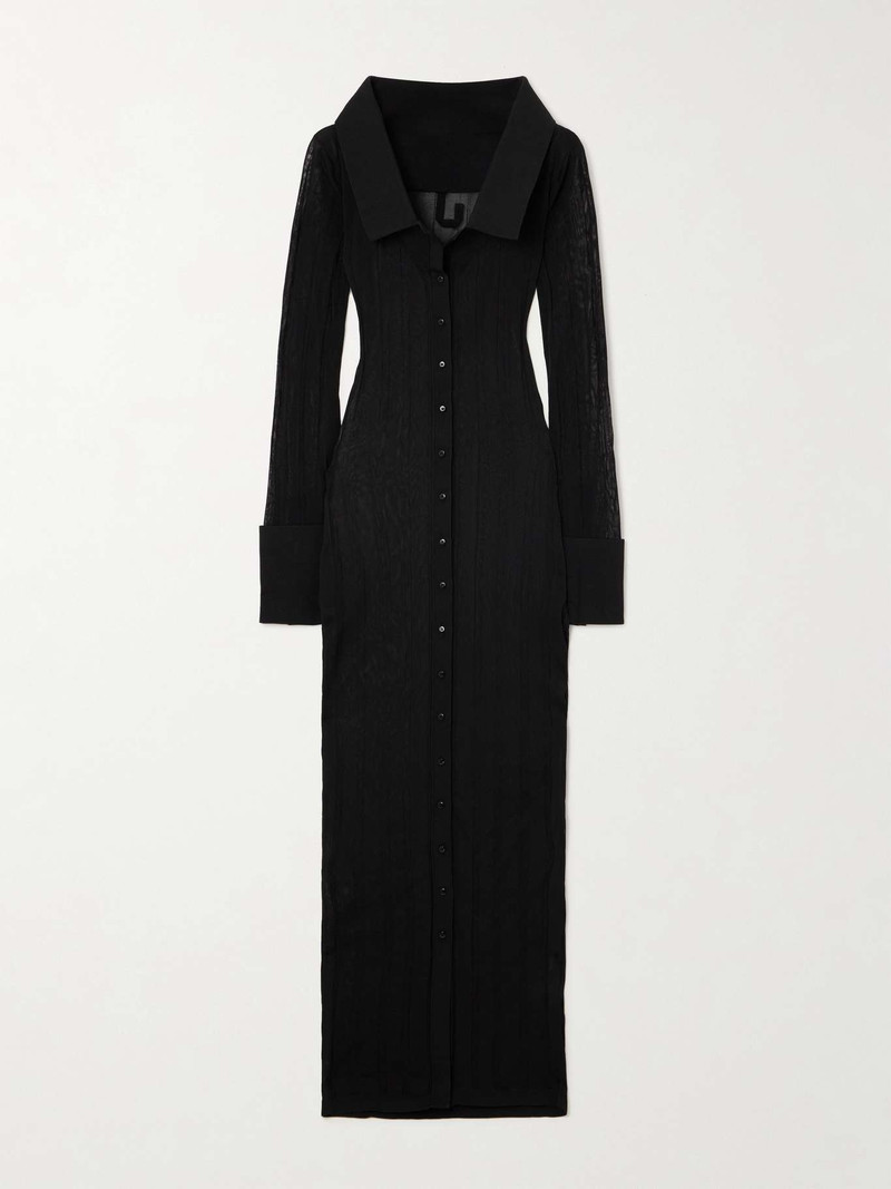 La Robe Manta ribbed-knit maxi dress - 1