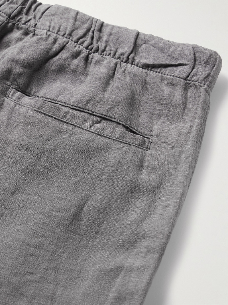 Joggy Straight-Leg Linen Drawstring Trousers 5