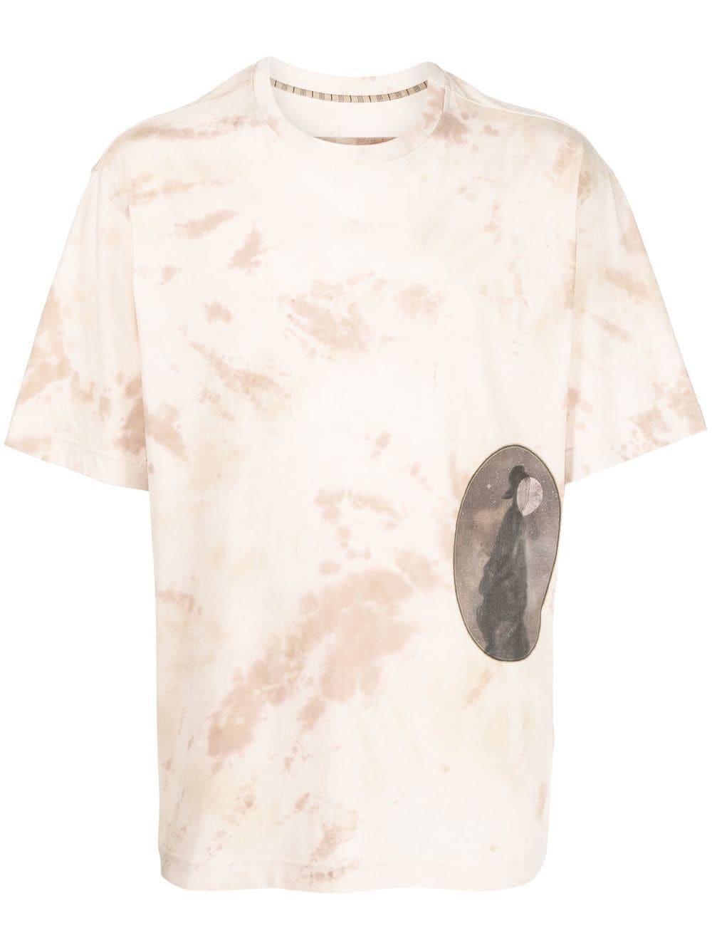 tie-dye short-sleeve T-shirt - 1