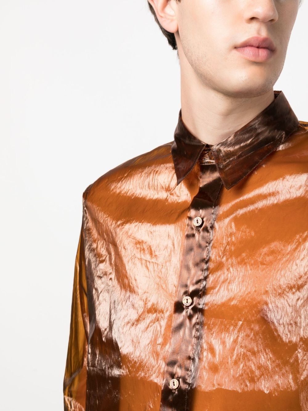 Organza Button Down shirt - 6