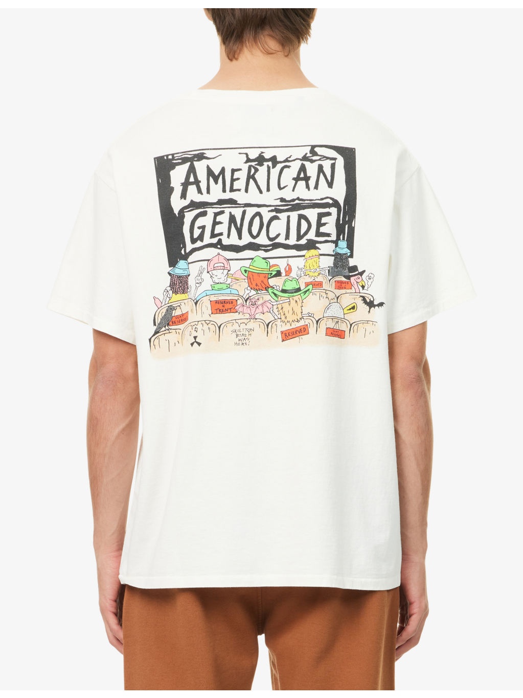Skeleton Beach Graphic-Print Cotton T-Shirt - 4