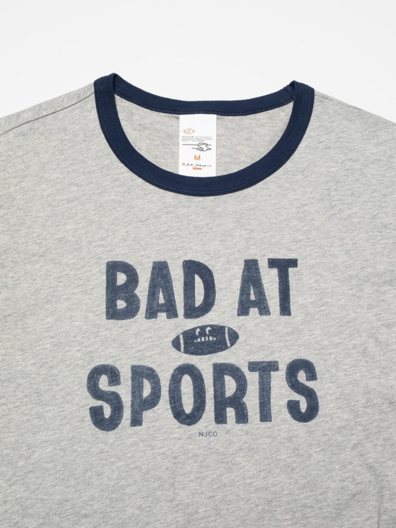 Ricky Bad At Sport T-Shirt Greymelange 4