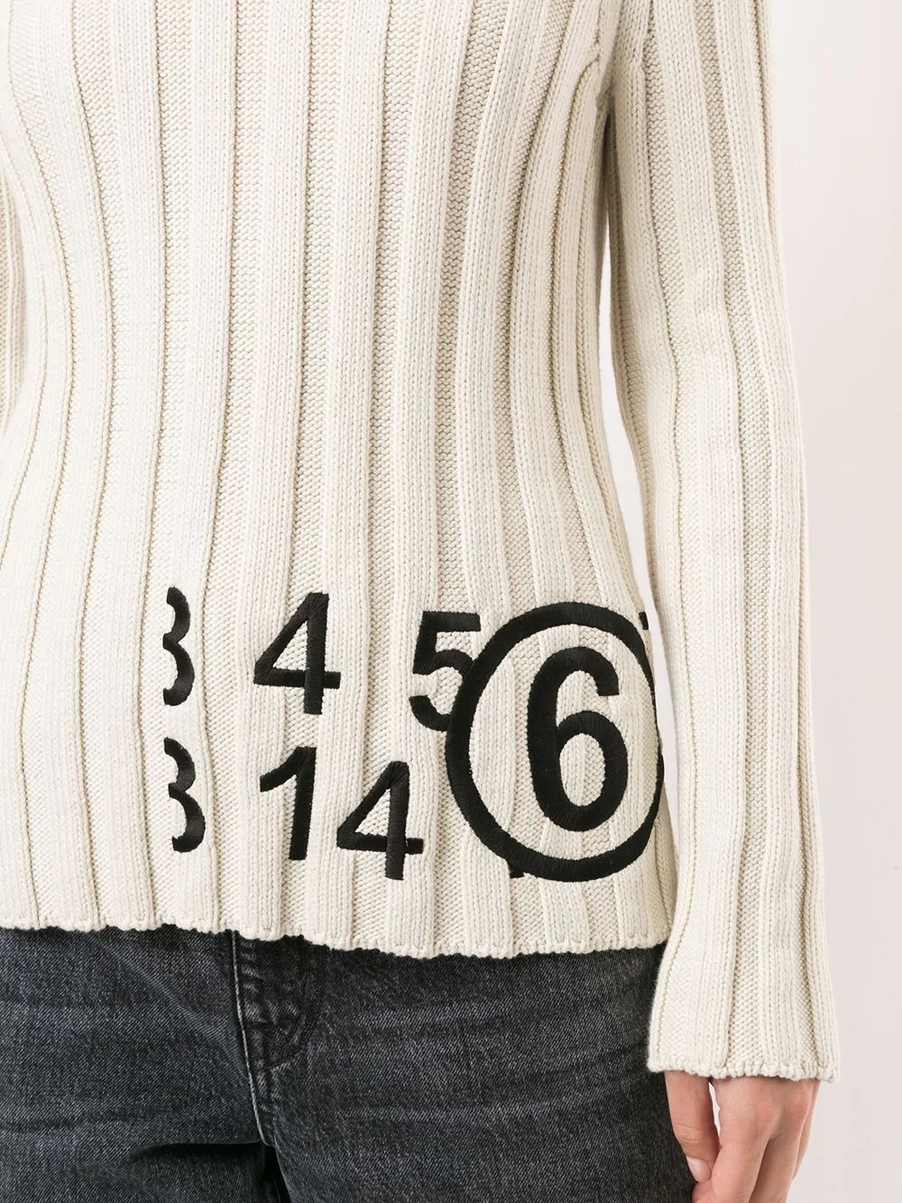 rib-knit jumper - 5