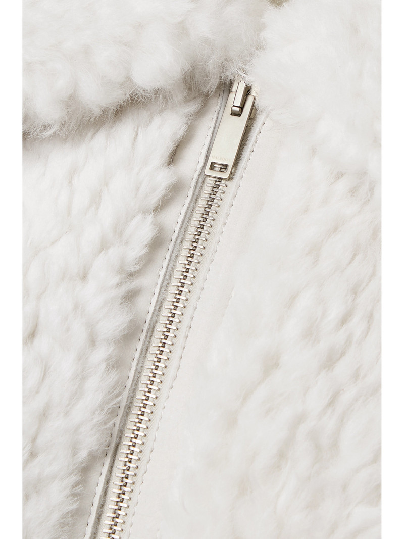 Cropped Shearling Jacket 5