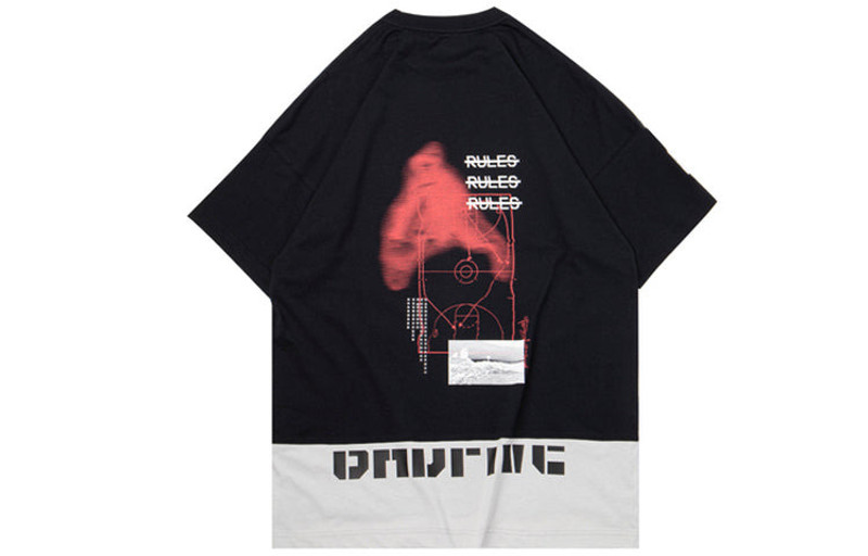Li-Ning Li-Ning BadFive Hoops Graphic T-shirt 'Black' AHSQ231-2 outlook