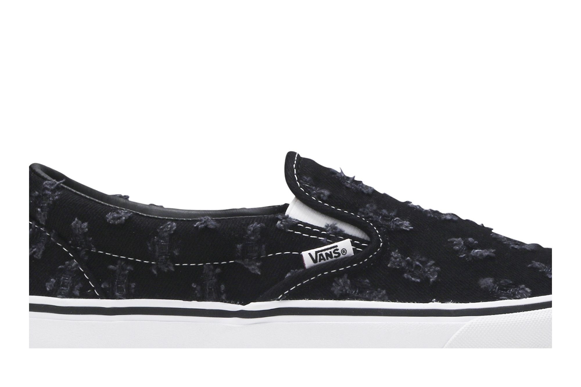 Supreme x Slip-On 'Black Hole Punch Denim' - 2