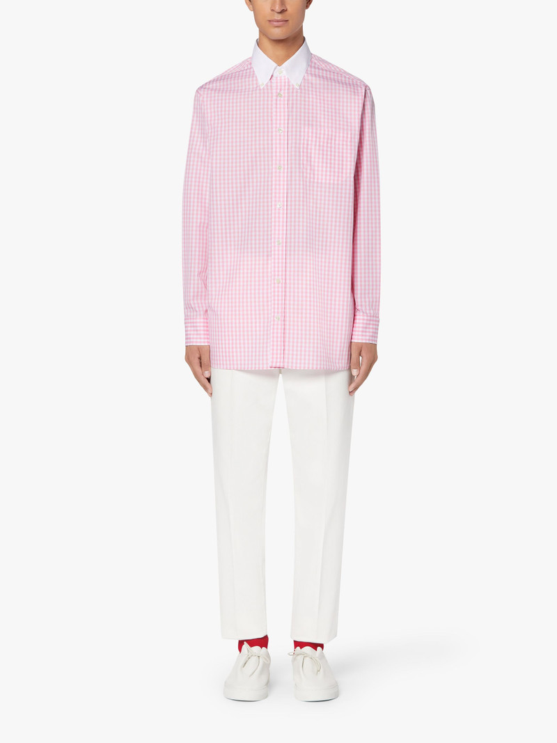 Mackintosh ROMA PINK CHECK BUTTON DOWN SHIRT | GSC-105 outlook