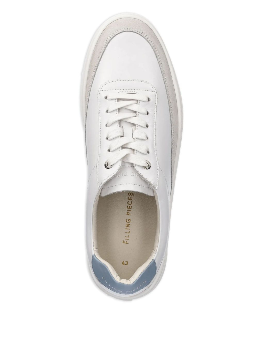 suede-panel sneakers - 3