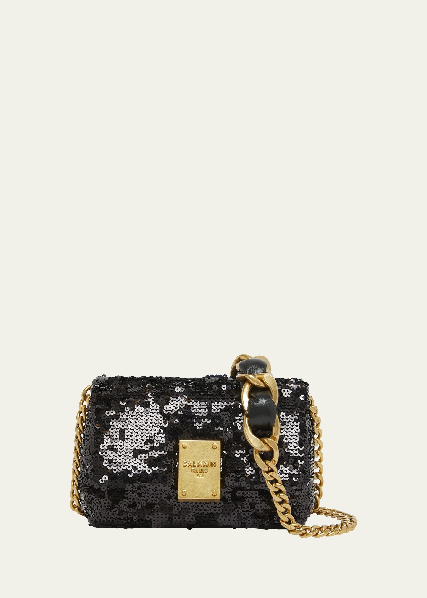 1945 Mini Shoulder Bag in Sequin Leather - 1