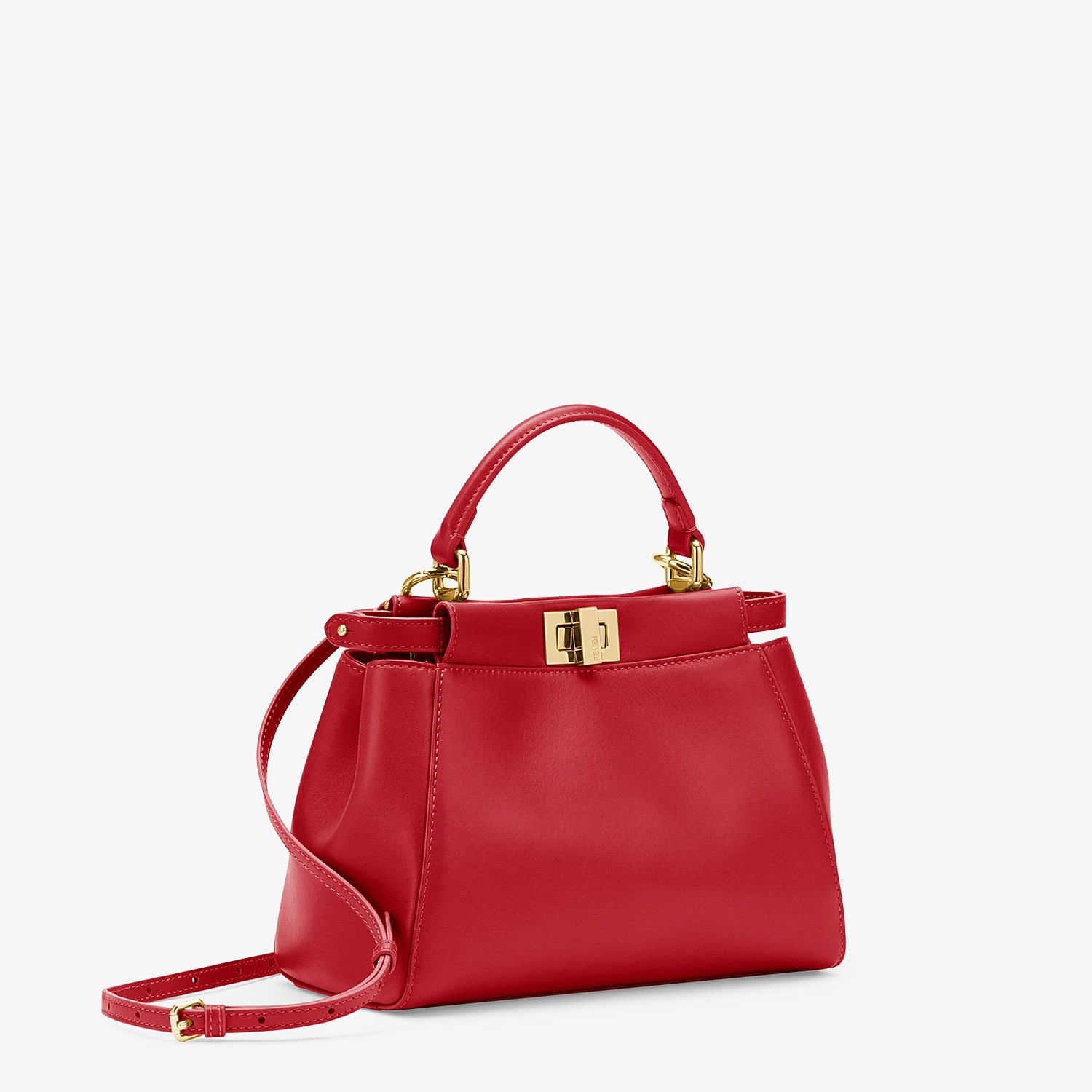 Red leather bag - 2