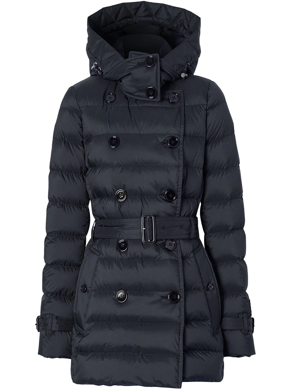 detachable-hood puffer jacket - 1