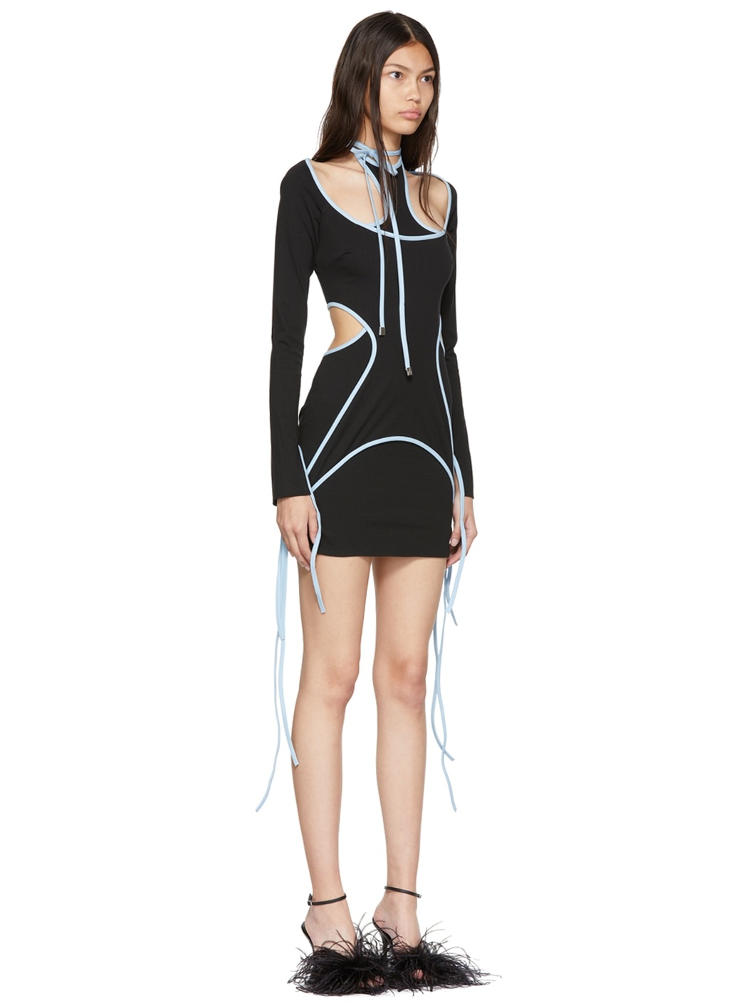 Black Greta Minidress - 2