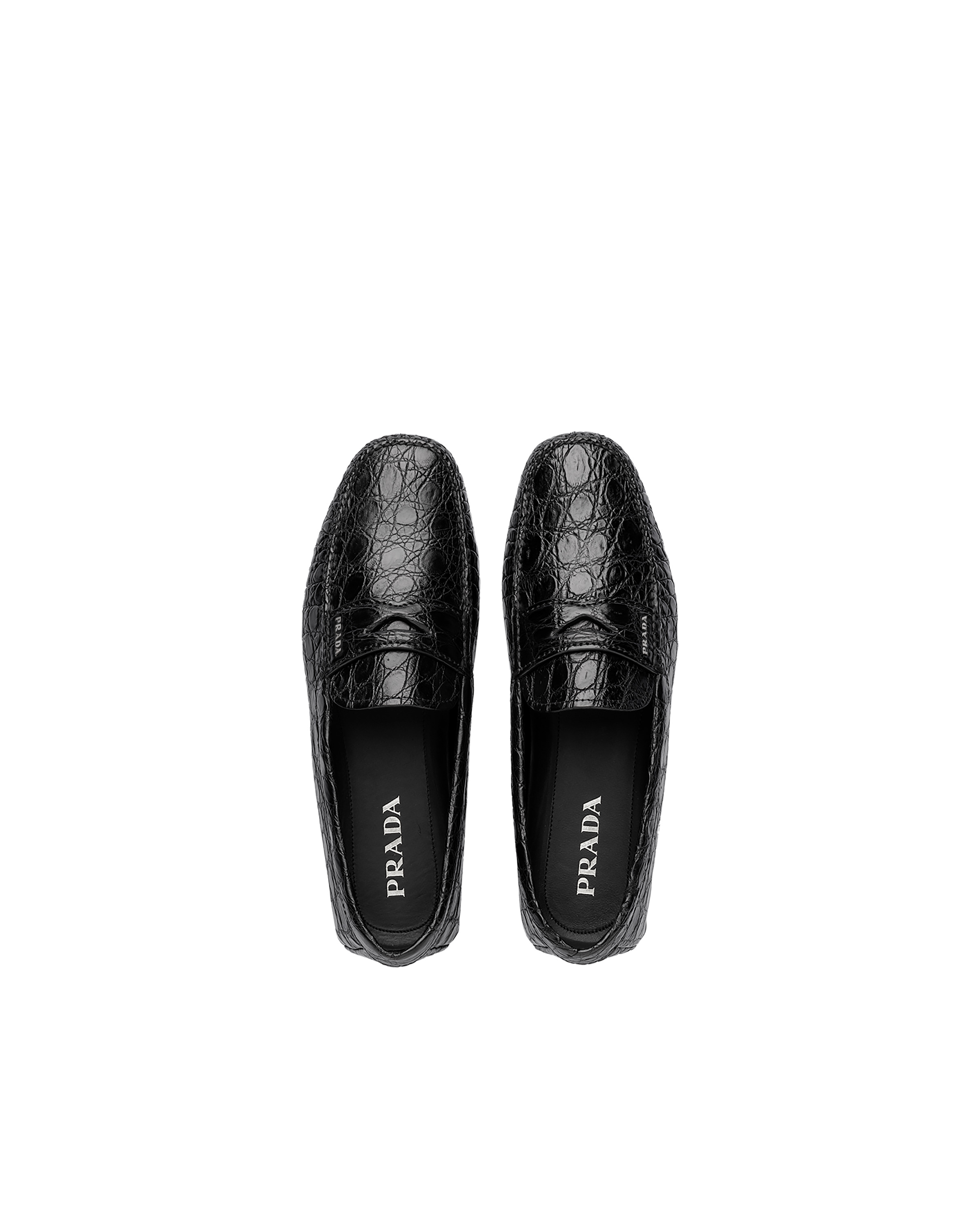 Crocodile leather loafers - 3