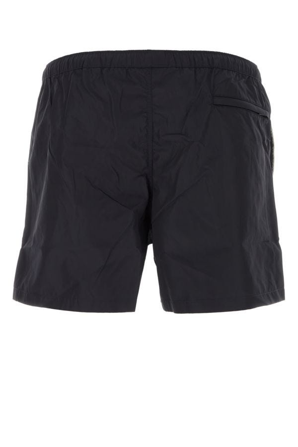 Midnight blue nylon swimming shorts - 2