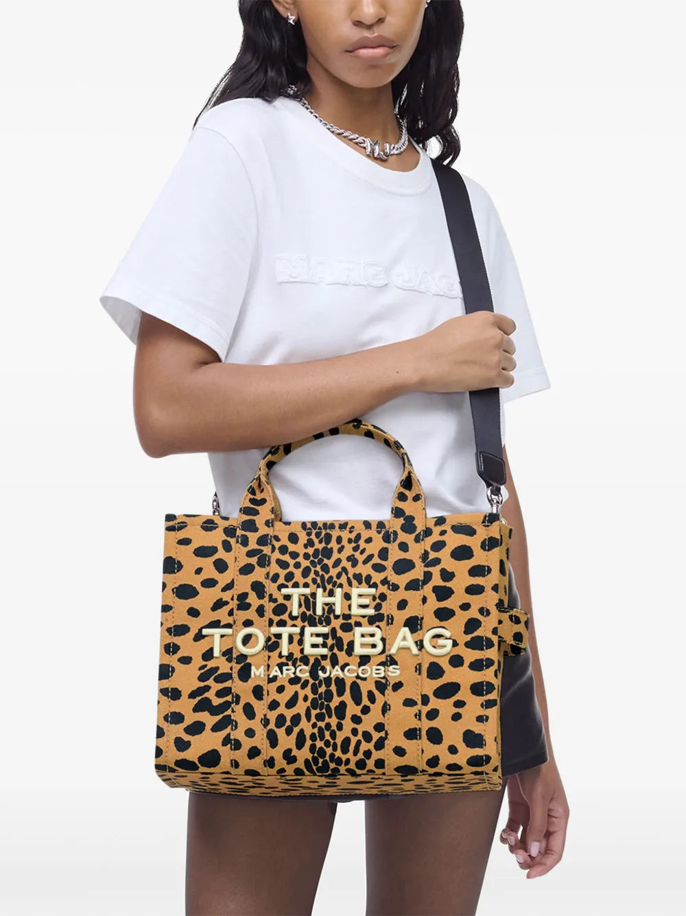 MARC JACOBS - Women The Medium Cheetah Canvas Tote Bag - 2