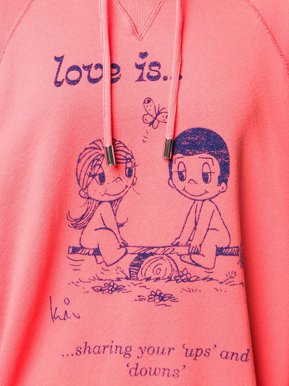 Love Is print hoodie - 5