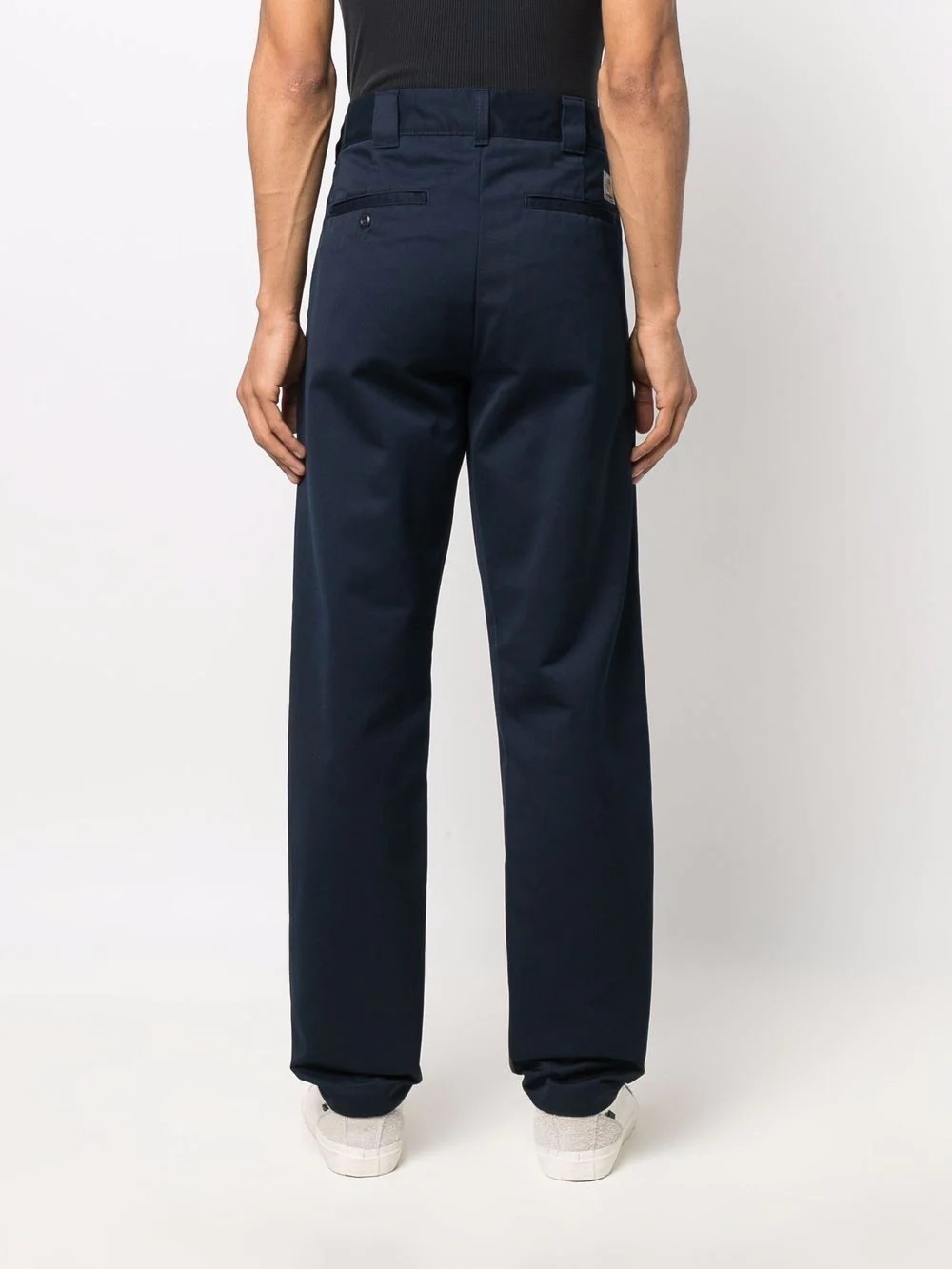 straight-leg chino trousers - 4