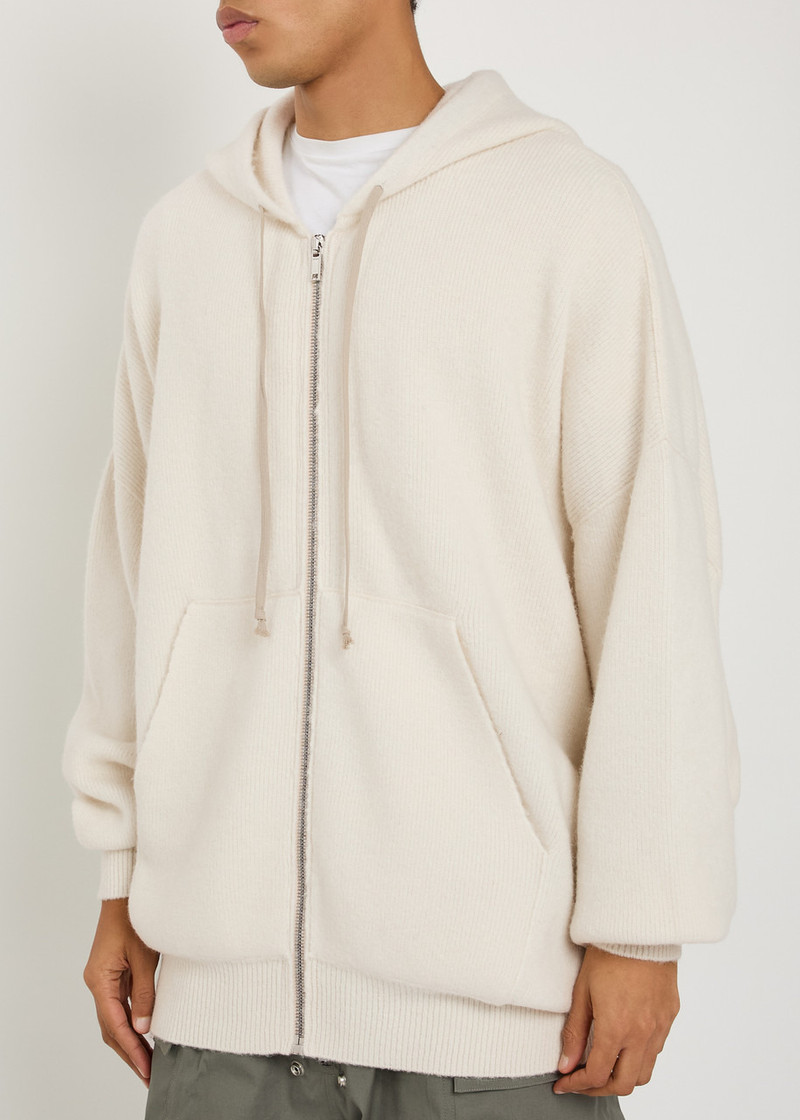 Rick Owens Rick Owens Maglia Zipped Hooded Knit Jumper outlook