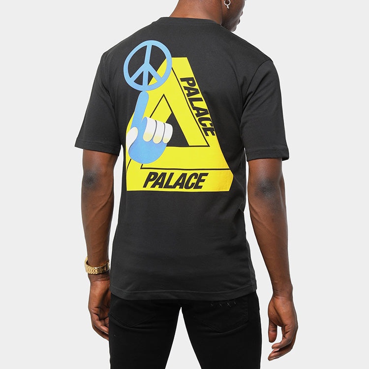 PALACE Tri-Smiler Back Large Printing Short Sleeve Unisex Black PAL-TST-BLK - 6