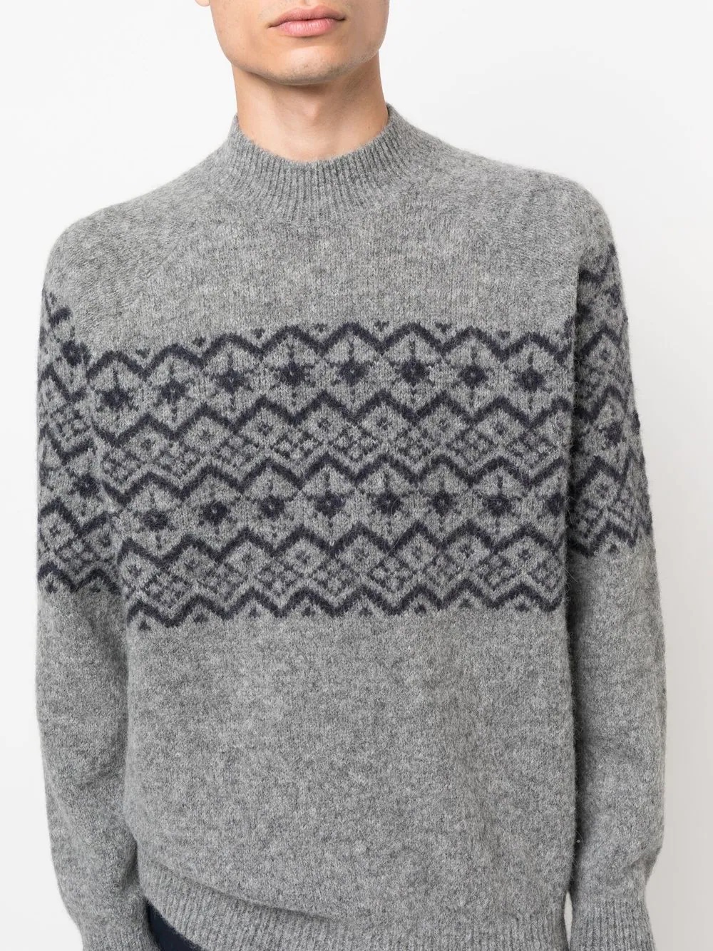 fair isle intarsia-knit jumper - 5