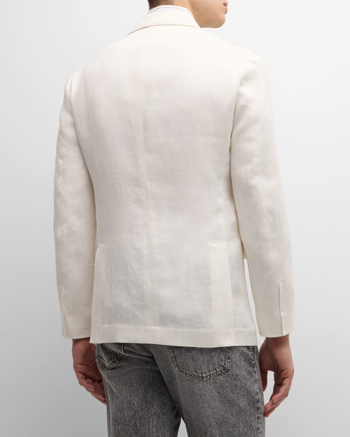 Men's Exclusive Linen Sport Jacket - 6