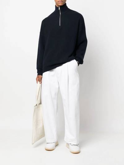 extreme cashmere high-neck zipped jumper outlook