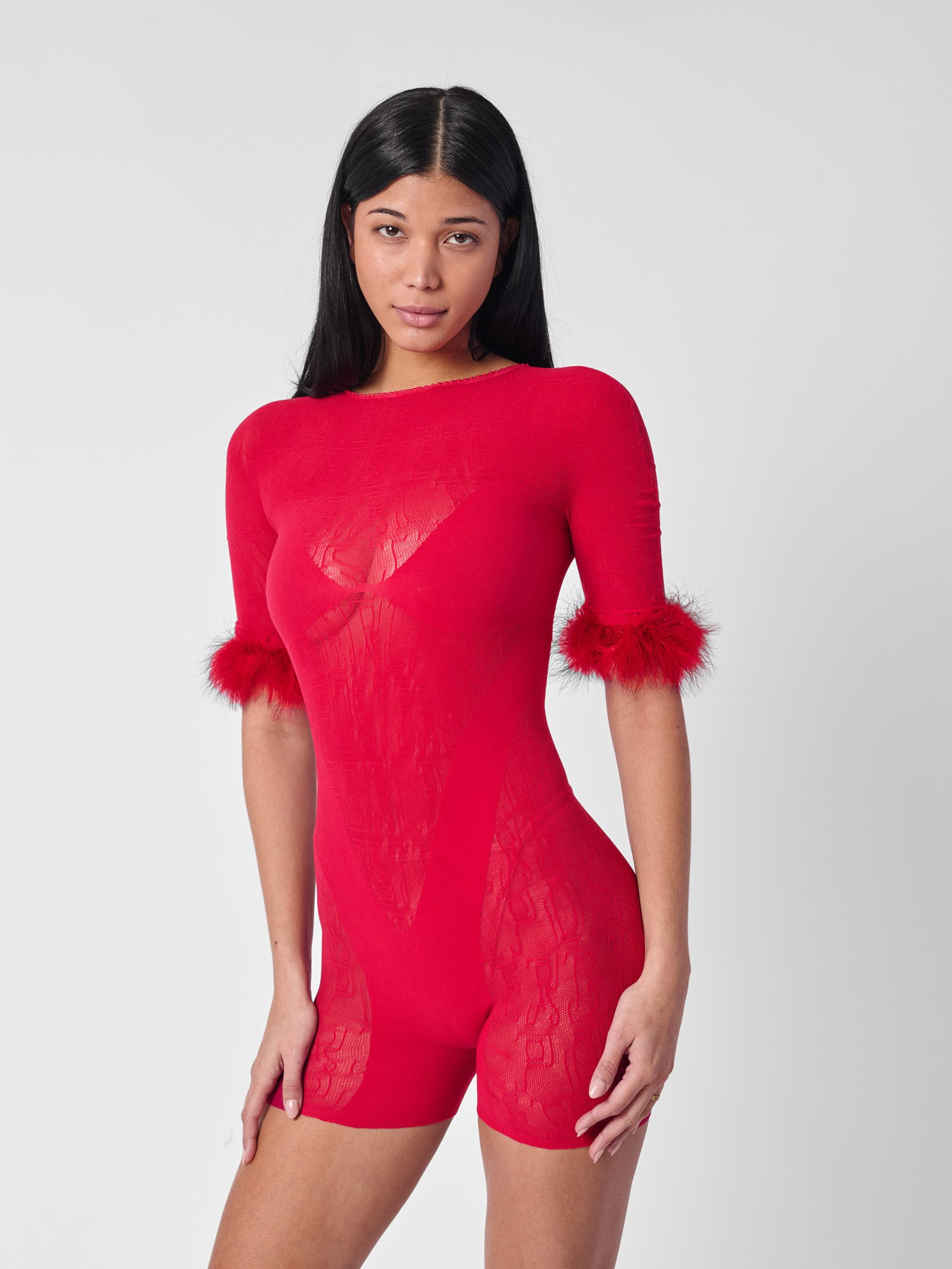 VANDERBILT PLAYSUIT RED - 3