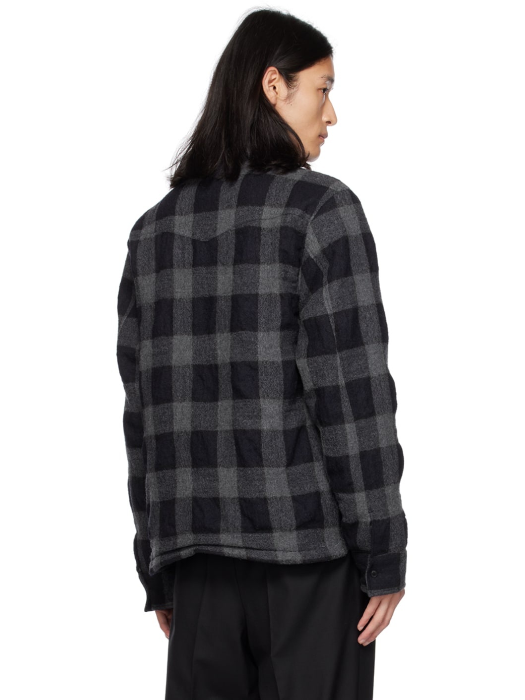 Black & Gray Insulated Shirt - 3