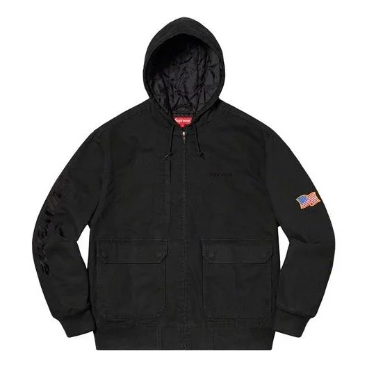 Supreme SS20 Week 2 Canvas Hooded Work Jacket SUP-SS20-385 - 1
