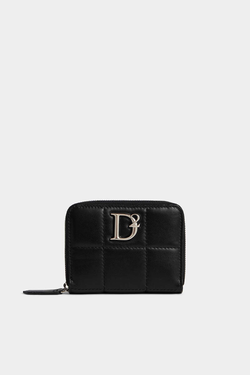 関税込◆DSQUARED2 D2 Statement Soft Zip Wallet DSQUARED2 D2 STATEMENT SOFT ZIP WALLET | REVERSIBLE