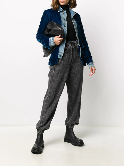 Greg Lauren denim panel jacket outlook