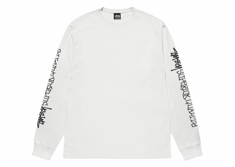 Stüssy Stussy Superior Quality Pigment Dyed L/S Tee Natural outlook