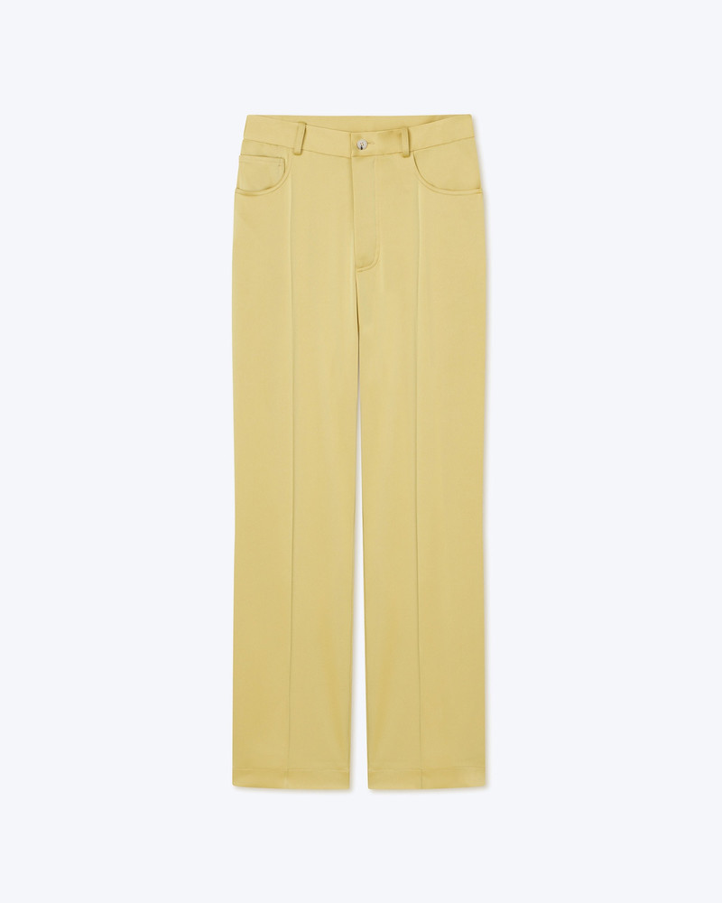 MACEN - Slip satin pants - Yellow 1