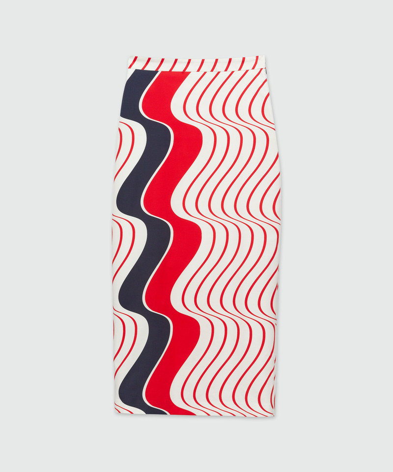 Skirt with "Waves" motif - 1