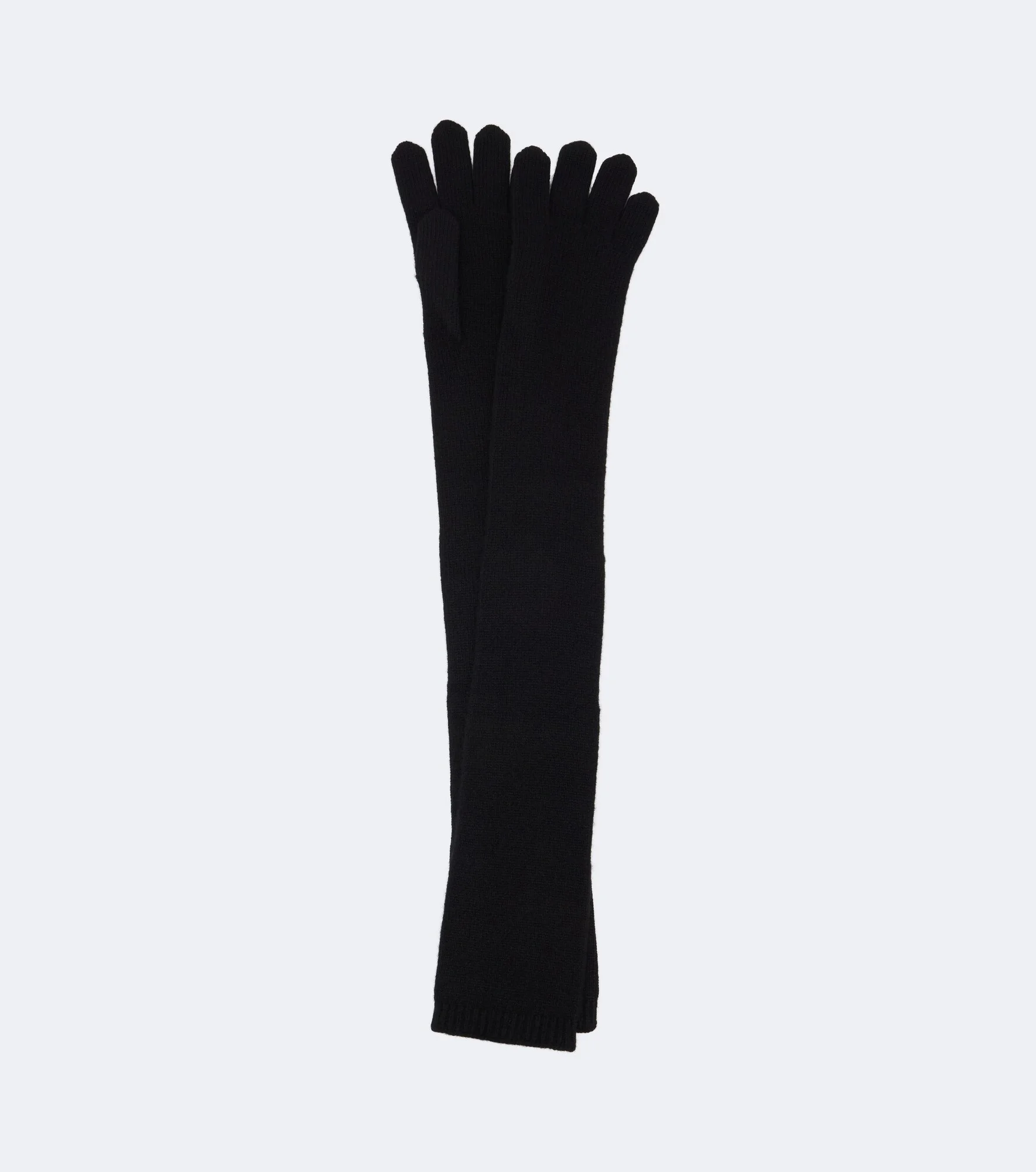 Cashmere and wool gloves - 1
