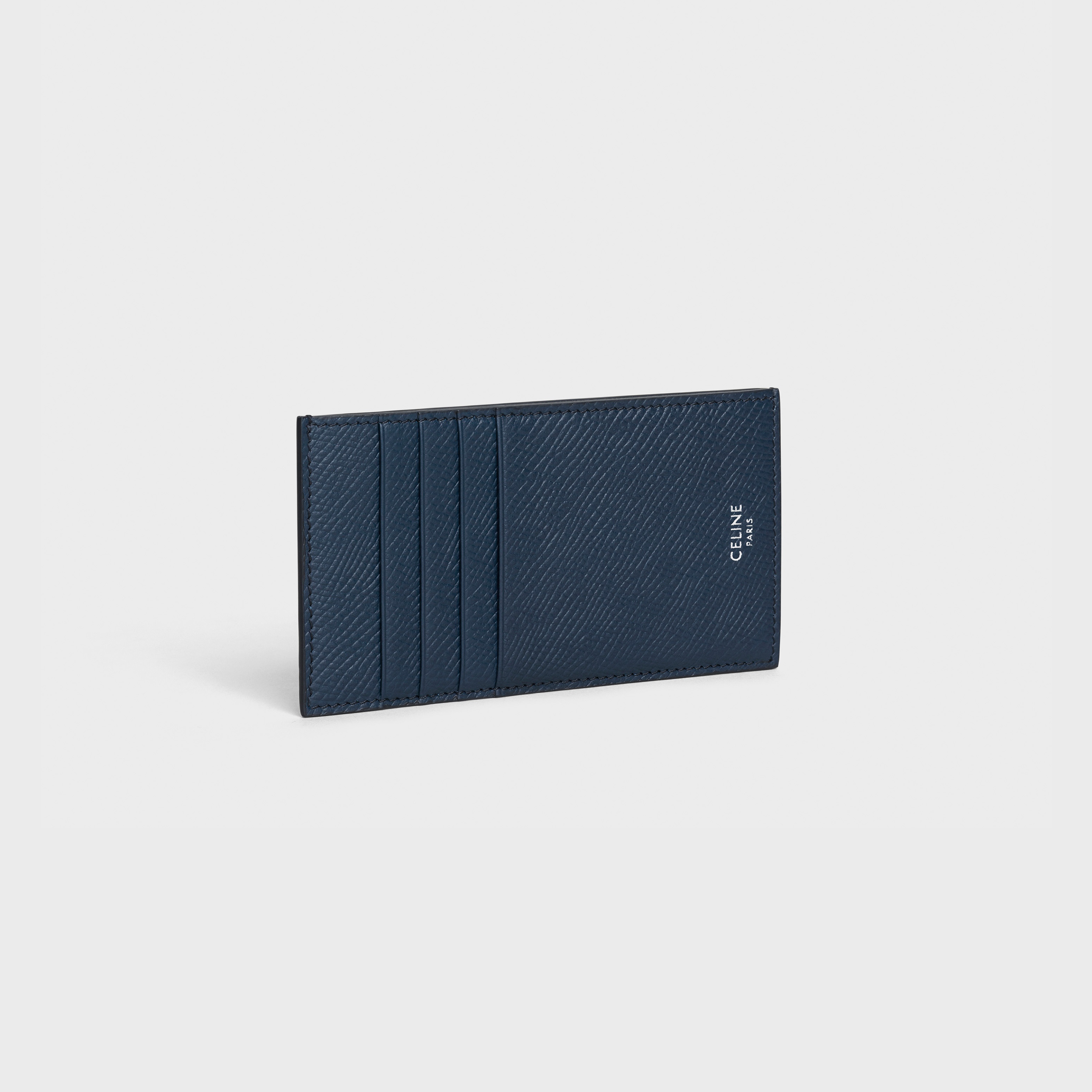 COMPACT CARD HOLDER  IN  GRAINED CALFSKIN - 2