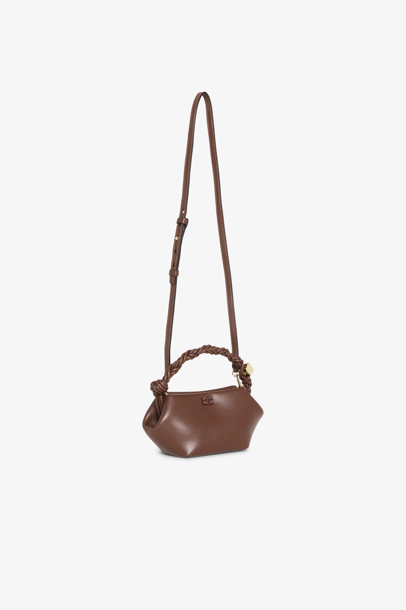 BROWN MINI GANNI BOU BAG - 2