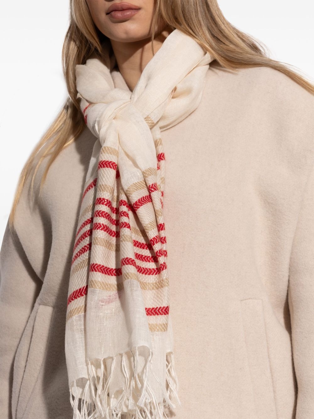 striped scarf - 4