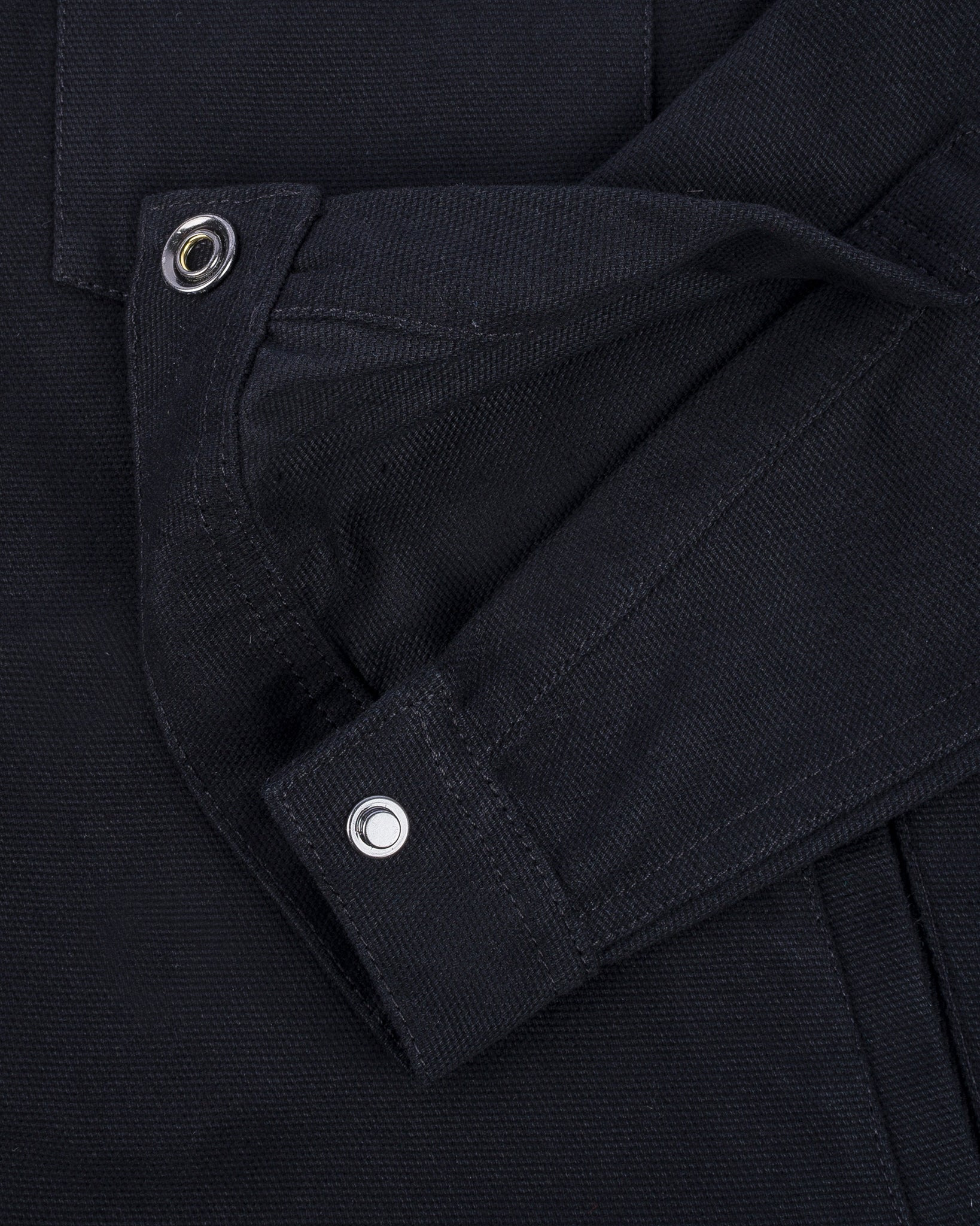 STF-TWLCPO-BLK SaturdayTypeFever - 9oz Cotton CPO Shirt - Black - 10