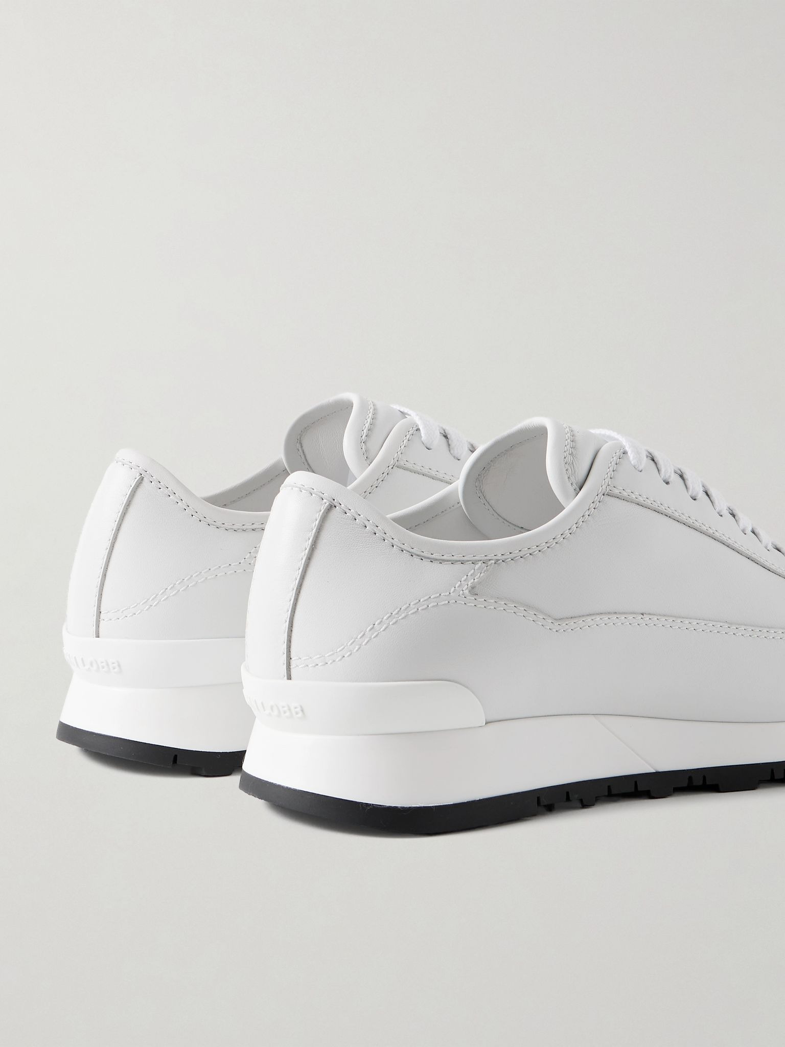 Foundry II Leather Sneakers White - 5