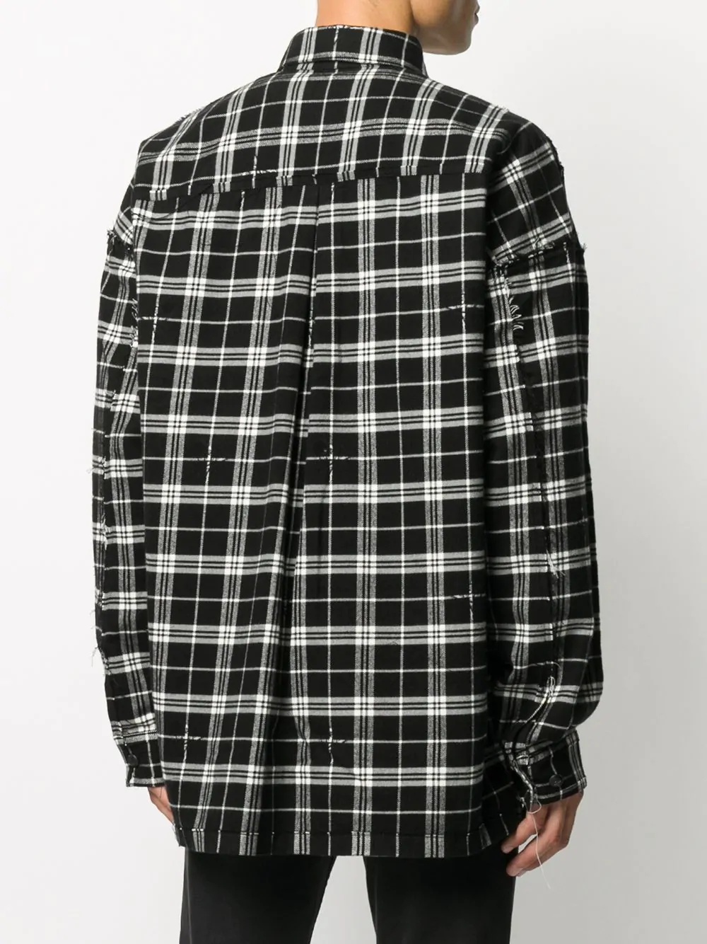 Hydrogen plaid cotton shirt - 4