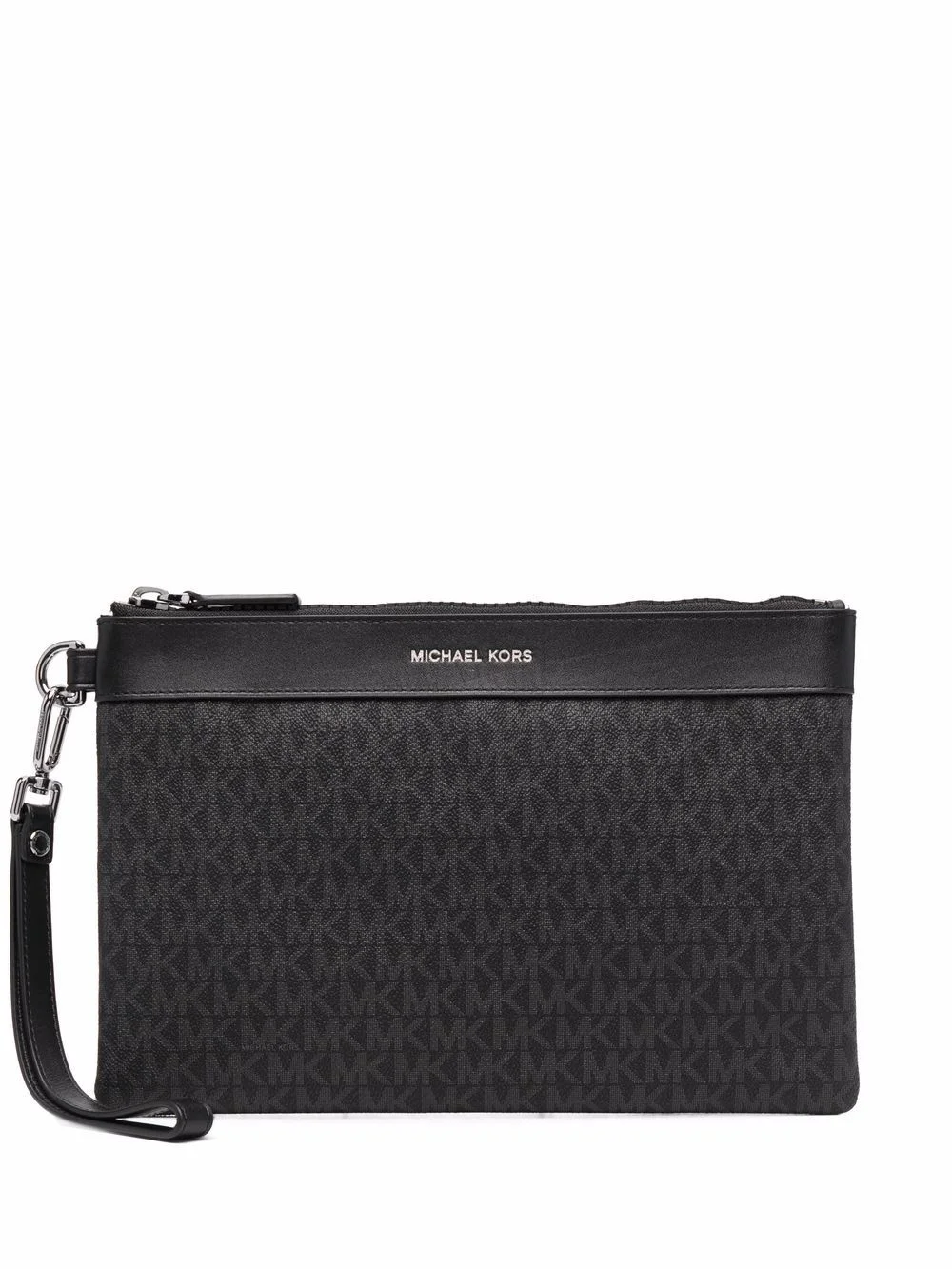 monogram logo travel pouch - 1