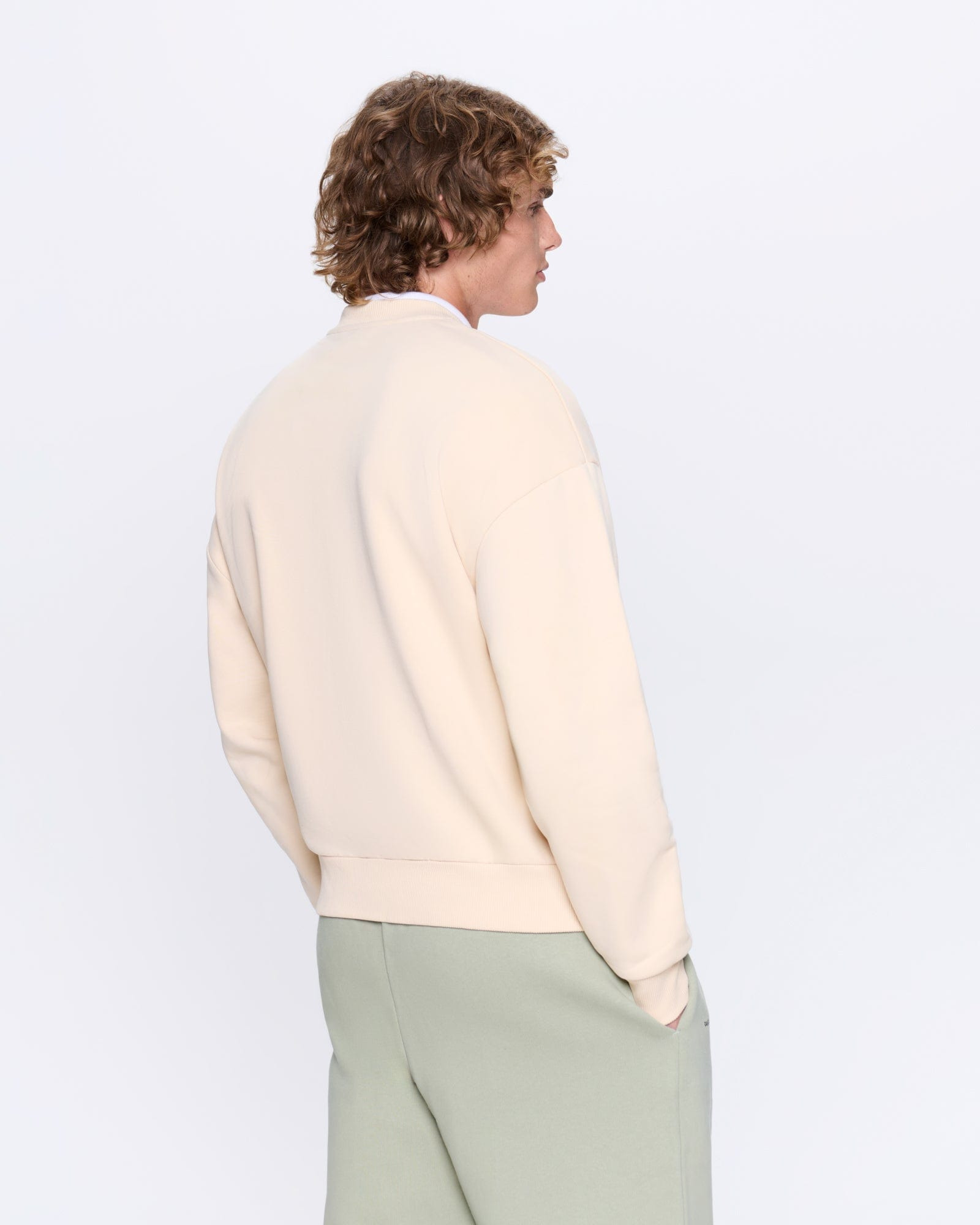 Mens 365 Heavyweight Sweatshirt - Sand - 5