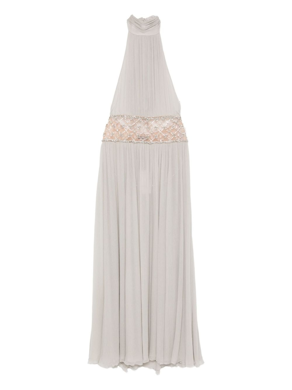 Kreeli embellished halterneck dress - 1