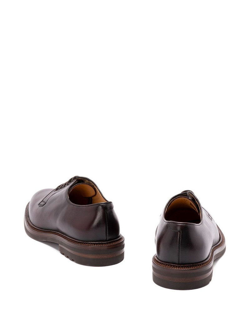 Brunello Cucinelli leather lace-up shoes outlook