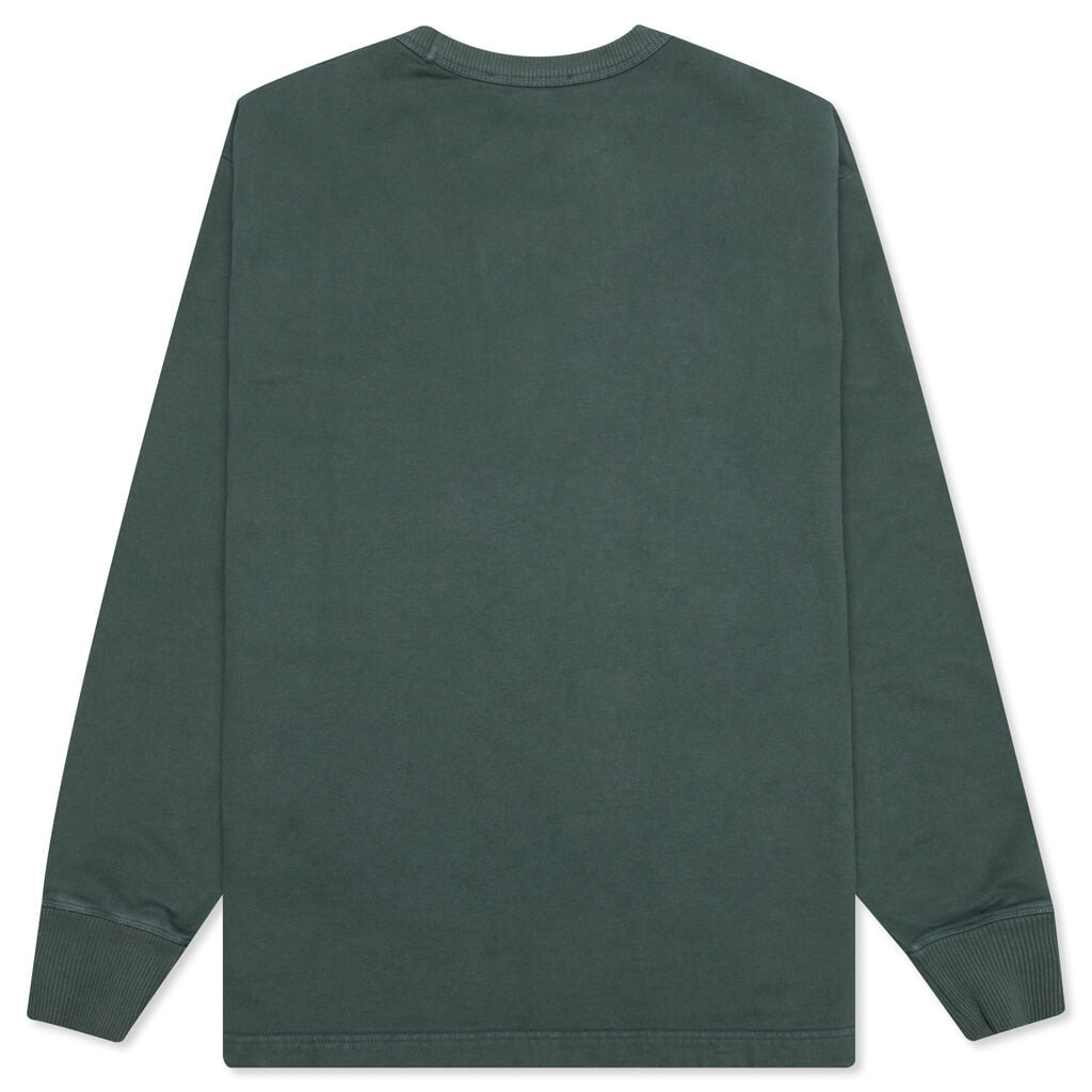 ACNE STUDIOS LOGO SWEATSHIRT - PINE GREEN - 2