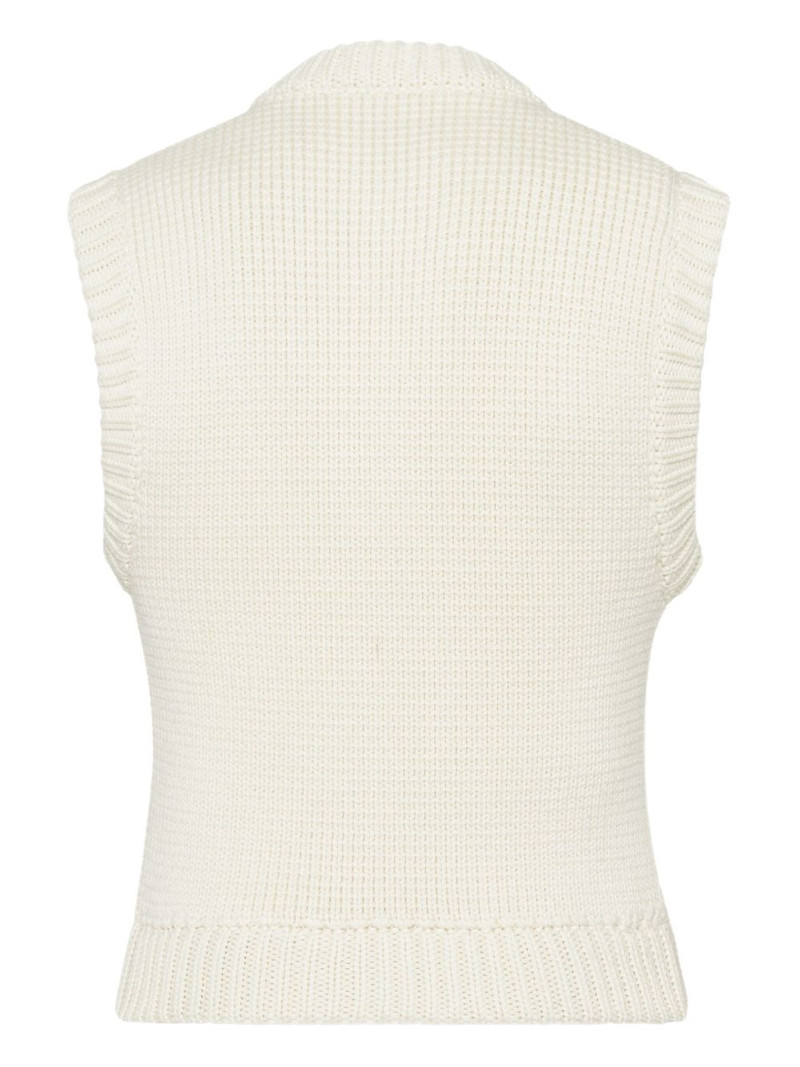 DSQUARED2 x Magliano Leather Argyle vest outlook