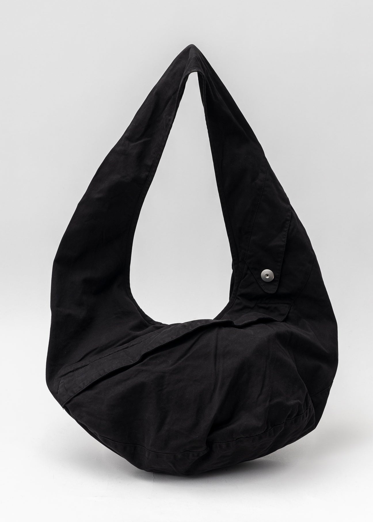 Omar Afridi BLACK PURE DYED COTTON MIDI LIDIA BAG | REVERSIBLE